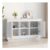 Sideboard White 102x35x60 Cm Engineered Wood