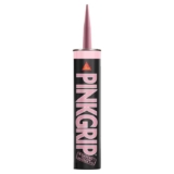 Sika Pinkgrip Instant Grab Adhesive Slump Resistant External and Internal Use 350ml, Pink