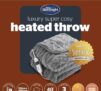Silentnight Luxury Super Cosy Heated Throw Charcoal