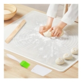 Silicone Pastry Mat 70x50cm with Clear Measurements, Reusable