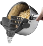 Silicone Strainer, Adjustable Clip On Pantry Drainer for Pans & Bowls – Amazon Haul Global