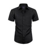 Siliteelon Mens Shirts Short Sleeve Shirt