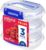 Sistema KLIP IT PLUS Food Storage Containers 180 ml 3 Piece Airtight Containers Set Leak-Proof Seal Easy Locking Clips BPA-Free