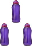 Sistema Twist n Sip Squeeze Kids Water Bottle For School Leakproof Plastic Water Bottle 330 ml BPA-Free Assorted Colours (Pack of 3)