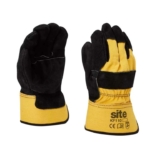 Site Premium Rigger Gloves Yellow/Black Large (155FR) (Free C&C at limited locations)