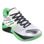 Skechers Mens Breathable Mesh TPU High Basketball Sneakers – Green/White Or Red/White – With Code