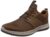 Skechers Mens Delson- Axton Slip On Trainers, Dark Brown Leather, Size 5.5UK
