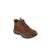 Skechers Respected Mid-Top Leather Moc Toe Lace-up Boots – Brown