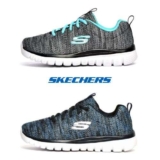 Skechers Womens Graceful Memory Foam Trainers Turquoise Size 3 / Navy 3, 4, 5 £20.99 – With Code