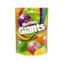 Skittles Giants Vegan Chewy Sour Sweets Fruit Flavoured Pouch Bag 132g