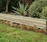 Slatted Wood Garden Edge – Free C&C
