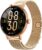 Smart Watches for Women,1.27 HD 43mm Fitness Tracker Answer/Make Call, Heart Rate/Sleep/SpO2, Round Smart Watch for iPhone/Samsung/Android,IP68 Waterproof,110 Sport Mode-Gold