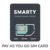 Smarty SIM Only – 80GB 5G Data – Unlimited Mins & Texts, EU Roaming (12GB) – One Month Plan, Cancel Anytime