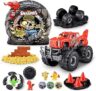 Smashers Monster Truck Surprise – Monster Truck Playset Dino Truck, 25 Surprises, Monster Truck Car, Collectible Race Car Toy (Dino Truck)