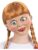Smiffys Official Annabelle Mask for Adults, Eerily Iconic Annabelle Doll Plastic Mask with Comfortable Elastic Strap