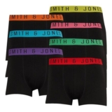 Smith and Jones Mens TU Seven Pack Boxers Multi