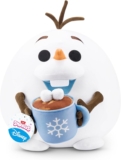 Snackles Disney 14-inch Plush Olaf&hot chocolate (OLAF) by ZURU, Plush with Snack Accessory