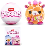 Snackles Non-Licensed Series 1, 5-inch Plush by ZURU, Plush with Snack Accessory, Random