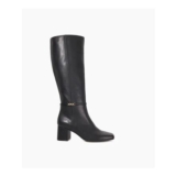 Snaffle Trim Knee High Block Heeled Boots