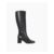 Snaffle Trim Knee High Block Heeled Boots
