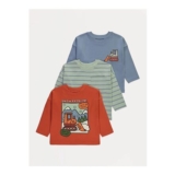 Snow Digger Long Sleeve Tops 3 Pack