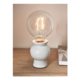 SoCo Lighting Tate White Ceramic Bulbholder Lamp