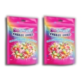 SoSweet Colourburst Crunch Freeze-Dried Sweets, 50g Pack of 2