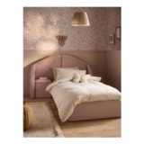 Soft Velvet Single Bed Frame, Headboard, Drawer Storage