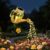 Solar Watering Can Lights Outdoor, Premium Glass & Metal Solar Garden Lights Waterproof, LED Waterfall String Lights for Garden Yard Patio Lawn Decor, Unique Gardening Gifts for Women Mum