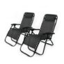 Solterra Grey Zero Gravity Chair Garden Sunloungers