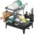 Songmics 2-Tier Dish Drainer Rack with Rotatable & Extendable Spout – Sold & Dispatched by Songmics Home UK (Prime Exclusive)