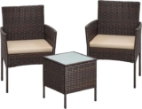 Songmics PE Rattan 3 Piece Garden Furniture Set – Sold & Dispatched by Songmics Home UK
