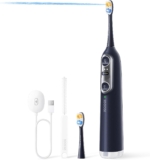 Soocas NEOS II Sonic Electric Toothbrush & Cordless Water Flosser for Adults, Portable Oral Irrigator, Up to 100% Plaque Removal, Travel-Friendly, Dark Violet