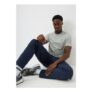 Souluxe Grey 2 Tone Sports T Navy