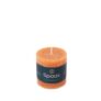 Spaas Rustic Pillar Candle 70/70 Mm 25h Orange