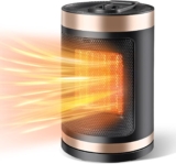 Space Heater Electric Fan Heaters for Home Low Energy Silent 70 Oscillating 1500W Fast Heating 3 Mode Setting Personal Portable Small Ceramic Heater with Overheat Protection Operation