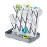 SpaceAid Vertical Baby Bottle Drying Rack with 20 Hooks