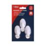 Spear & Jackson Adhesive Oval Hooks 3 Pack