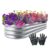 Speedwellstar Raised Galvanised Steel Garden Bed Kit 1.2m with Gloves