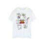 Spiral Galaxy Disney Toy Story Sketch White Graphic T-Shirt