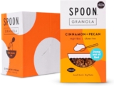 Spoon Cinnamon & Pecan Granola Multipack – High Fibre, Gluten Free, Vegan Breakfast Cereal, 5 x 400 g
