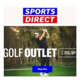 Sport Direct Sale – up to 70% off on All Golf Items
