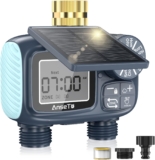 Sprinkler Timer for Outdoor,Brass Inlet Release Water Timer for Garden Irrigation Hose Timers with Rain Delay and Manual Irrigation for Garden,Lawn