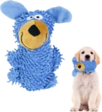 Squeaky Dog Toy for Teeth Cleaning, Interactive Enrichment Chew Dog Toy, Indestructible Stimulation Dogs Toys for Boredom Relief and Training