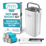 SqueezyPeasy Lite Flat Mop and Bucket Set