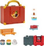 Squish-a-longs Harry Potter Hogwarts Express Playset – 3, 1-Inch Squish-a-longs, 3 Accessories and Hogwarts Trunk