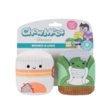 Squishmallows Chewmees 3.5-Inch Brando Shoe Linus Sock Pet Toys – Chew Mees by Original Pet Toy 2 pieces