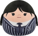 Squishmallows Original 8-Inch Wednesday in Uniform Collectable Cute Plush Toy, Cuddly Toys for Children, Soft Toys, Cute Teddies Suitable for Girls and Boys Ages 3