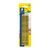 Staedtler Noris School Graphite Pencils, Assorted Degrees, 5-Pack, Black