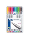 Staedtler Triplus Fineliners, Pack of 10 Free C&C